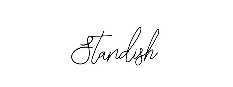 The best way (Bearetta-2O07w) to make a short signature is to pick only two or three words in your name. The name Standish include a total of six letters. For converting this name. Standish signature style 12 images and pictures png