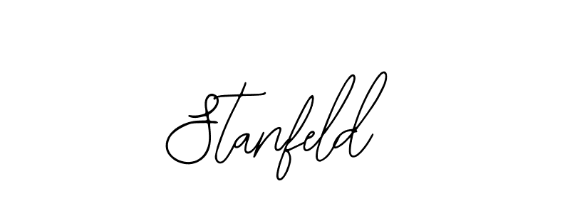Use a signature maker to create a handwritten signature online. With this signature software, you can design (Bearetta-2O07w) your own signature for name Stanfeld. Stanfeld signature style 12 images and pictures png