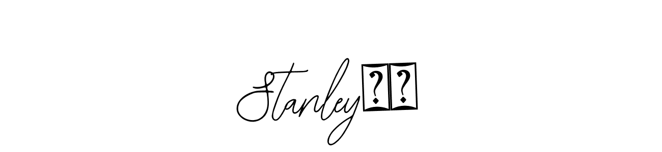 You should practise on your own different ways (Bearetta-2O07w) to write your name (Stanley❤️) in signature. don't let someone else do it for you. Stanley❤️ signature style 12 images and pictures png