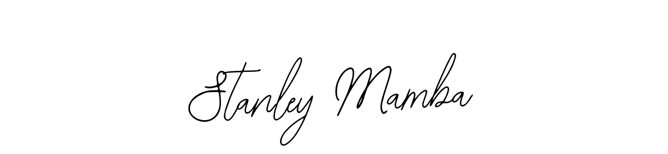 Use a signature maker to create a handwritten signature online. With this signature software, you can design (Bearetta-2O07w) your own signature for name Stanley Mamba. Stanley Mamba signature style 12 images and pictures png