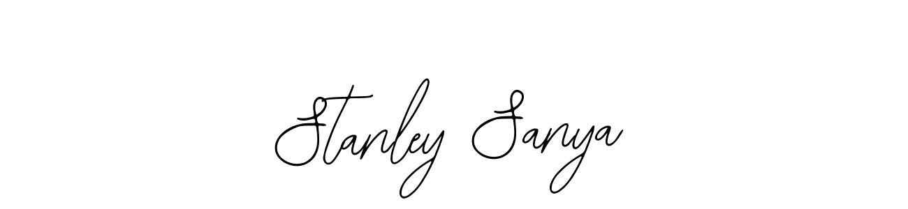 How to Draw Stanley Sanya signature style? Bearetta-2O07w is a latest design signature styles for name Stanley Sanya. Stanley Sanya signature style 12 images and pictures png