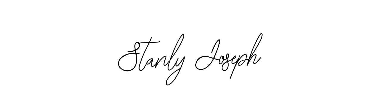 The best way (Bearetta-2O07w) to make a short signature is to pick only two or three words in your name. The name Stanly Joseph include a total of six letters. For converting this name. Stanly Joseph signature style 12 images and pictures png