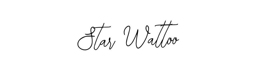 Make a beautiful signature design for name Star Wattoo. With this signature (Bearetta-2O07w) style, you can create a handwritten signature for free. Star Wattoo signature style 12 images and pictures png