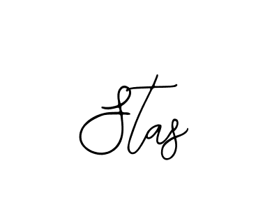 Stas stylish signature style. Best Handwritten Sign (Bearetta-2O07w) for my name. Handwritten Signature Collection Ideas for my name Stas. Stas signature style 12 images and pictures png