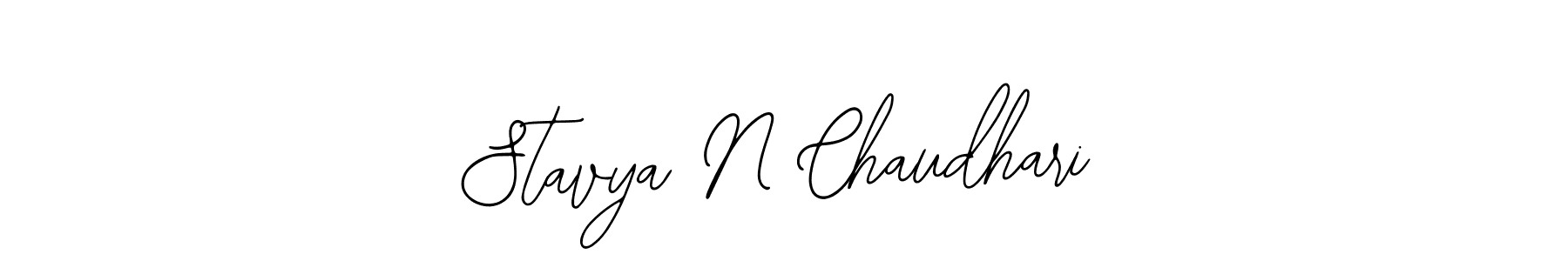 You should practise on your own different ways (Bearetta-2O07w) to write your name (Stavya N Chaudhari) in signature. don't let someone else do it for you. Stavya N Chaudhari signature style 12 images and pictures png