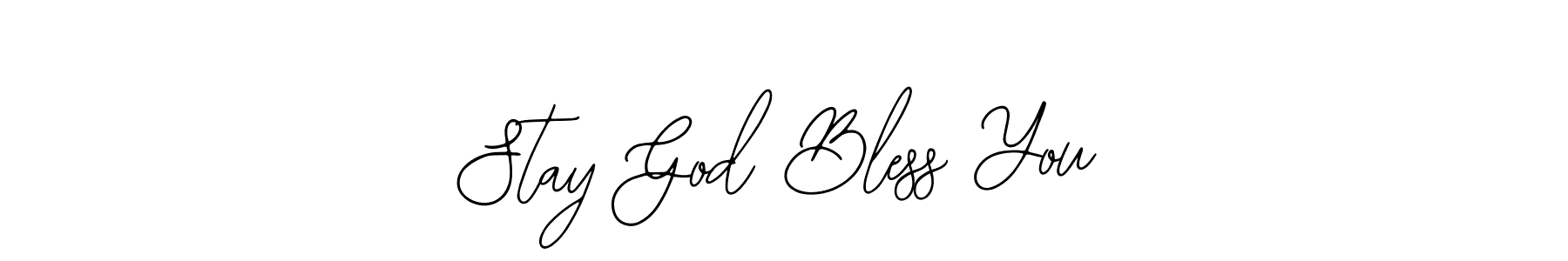 Also You can easily find your signature by using the search form. We will create Stay God Bless You name handwritten signature images for you free of cost using Bearetta-2O07w sign style. Stay God Bless You signature style 12 images and pictures png