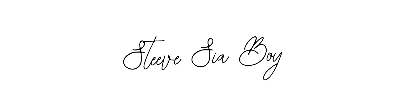 Design your own signature with our free online signature maker. With this signature software, you can create a handwritten (Bearetta-2O07w) signature for name Steeve Sia Boy. Steeve Sia Boy signature style 12 images and pictures png