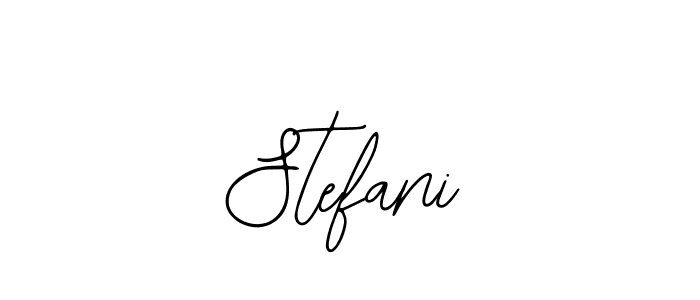 Use a signature maker to create a handwritten signature online. With this signature software, you can design (Bearetta-2O07w) your own signature for name Stefani. Stefani signature style 12 images and pictures png