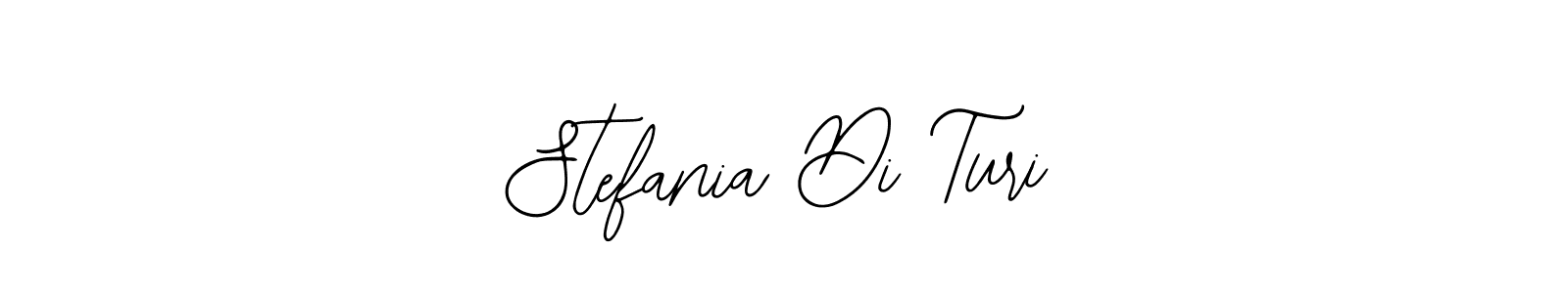 How to make Stefania Di Turi name signature. Use Bearetta-2O07w style for creating short signs online. This is the latest handwritten sign. Stefania Di Turi signature style 12 images and pictures png