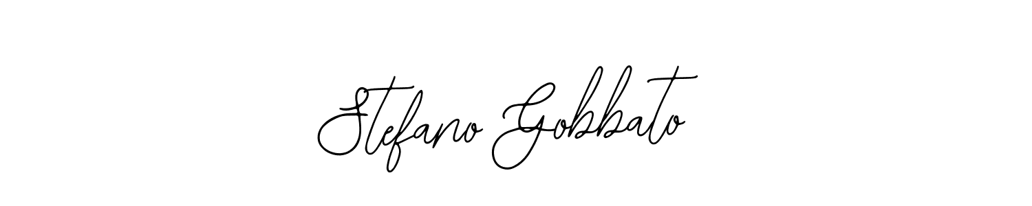 How to make Stefano Gobbato signature? Bearetta-2O07w is a professional autograph style. Create handwritten signature for Stefano Gobbato name. Stefano Gobbato signature style 12 images and pictures png