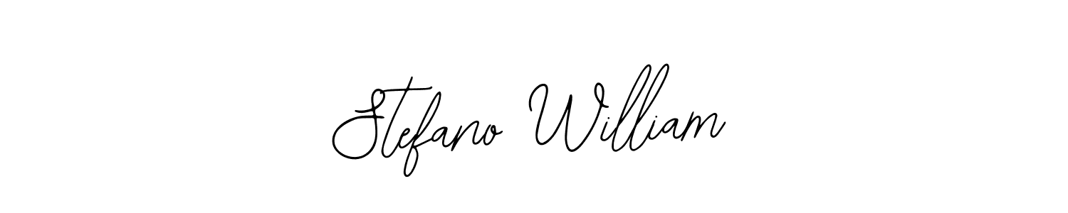 How to make Stefano William signature? Bearetta-2O07w is a professional autograph style. Create handwritten signature for Stefano William name. Stefano William signature style 12 images and pictures png