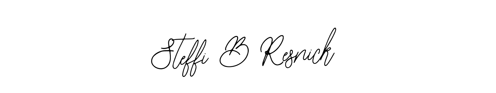 Use a signature maker to create a handwritten signature online. With this signature software, you can design (Bearetta-2O07w) your own signature for name Steffi B Resnick. Steffi B Resnick signature style 12 images and pictures png