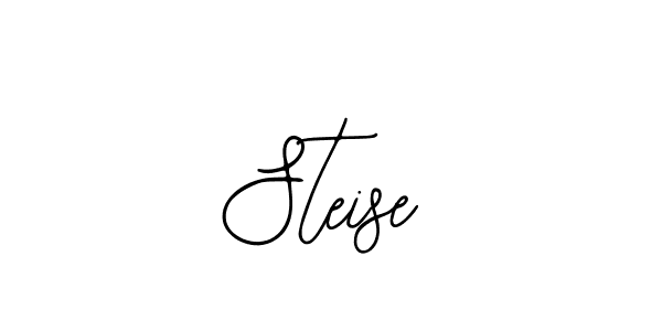 How to make Steise name signature. Use Bearetta-2O07w style for creating short signs online. This is the latest handwritten sign. Steise signature style 12 images and pictures png