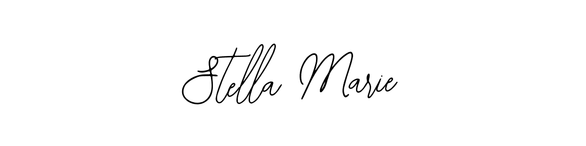 Use a signature maker to create a handwritten signature online. With this signature software, you can design (Bearetta-2O07w) your own signature for name Stella Marie. Stella Marie signature style 12 images and pictures png