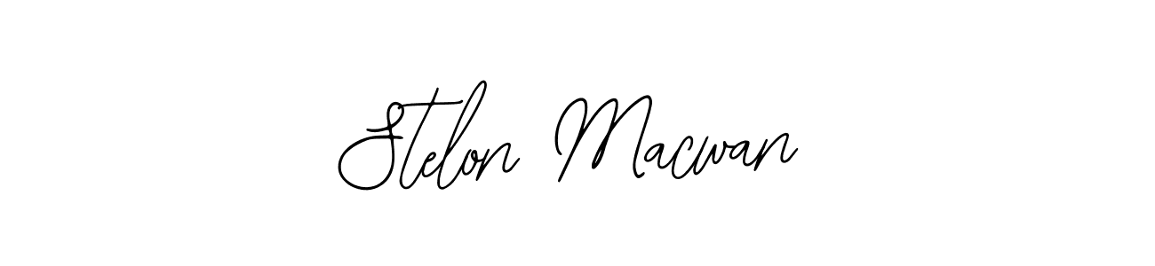 How to make Stelon Macwan signature? Bearetta-2O07w is a professional autograph style. Create handwritten signature for Stelon Macwan name. Stelon Macwan signature style 12 images and pictures png