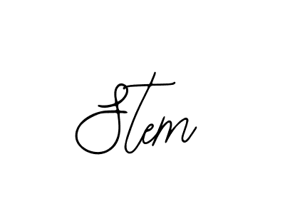 Stem stylish signature style. Best Handwritten Sign (Bearetta-2O07w) for my name. Handwritten Signature Collection Ideas for my name Stem. Stem signature style 12 images and pictures png