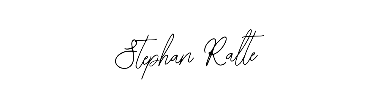 How to make Stephan Ralte name signature. Use Bearetta-2O07w style for creating short signs online. This is the latest handwritten sign. Stephan Ralte signature style 12 images and pictures png