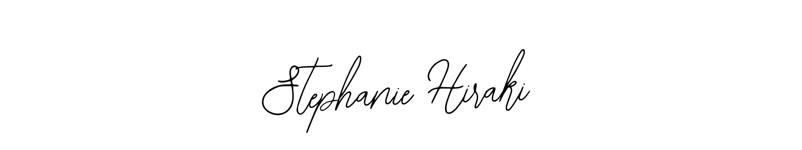 Make a beautiful signature design for name Stephanie Hiraki. Use this online signature maker to create a handwritten signature for free. Stephanie Hiraki signature style 12 images and pictures png