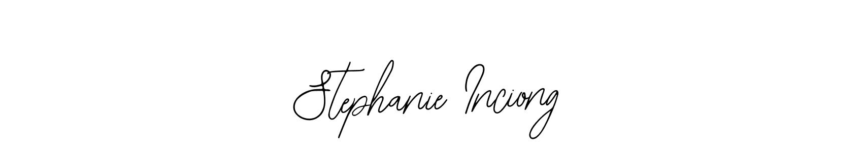 Stephanie Inciong stylish signature style. Best Handwritten Sign (Bearetta-2O07w) for my name. Handwritten Signature Collection Ideas for my name Stephanie Inciong. Stephanie Inciong signature style 12 images and pictures png