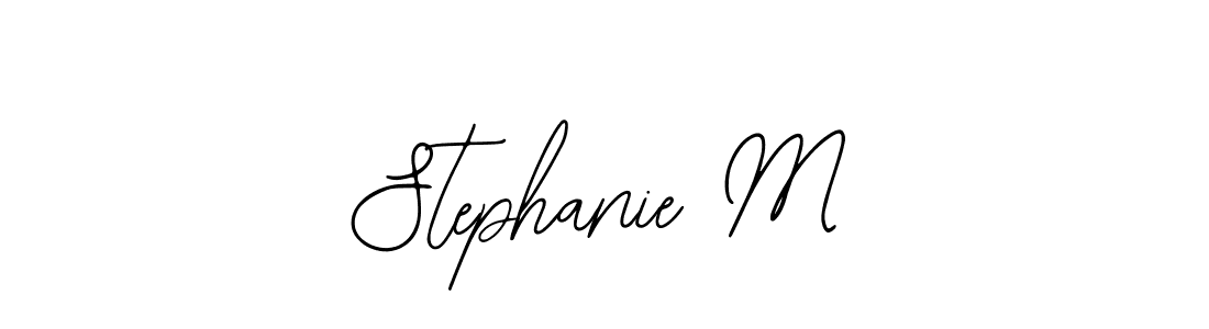 Create a beautiful signature design for name Stephanie M. With this signature (Bearetta-2O07w) fonts, you can make a handwritten signature for free. Stephanie M signature style 12 images and pictures png