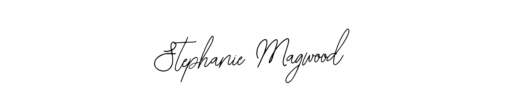 Design your own signature with our free online signature maker. With this signature software, you can create a handwritten (Bearetta-2O07w) signature for name Stephanie Magwood. Stephanie Magwood signature style 12 images and pictures png