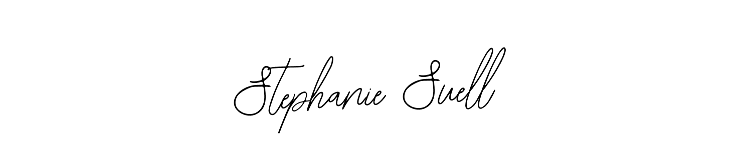 How to make Stephanie Suell name signature. Use Bearetta-2O07w style for creating short signs online. This is the latest handwritten sign. Stephanie Suell signature style 12 images and pictures png