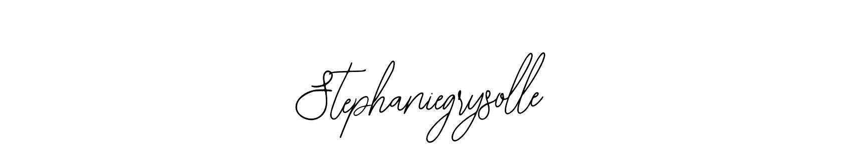 How to make Stephaniegrysolle signature? Bearetta-2O07w is a professional autograph style. Create handwritten signature for Stephaniegrysolle name. Stephaniegrysolle signature style 12 images and pictures png