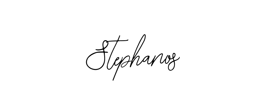 Make a beautiful signature design for name Stephanos. Use this online signature maker to create a handwritten signature for free. Stephanos signature style 12 images and pictures png