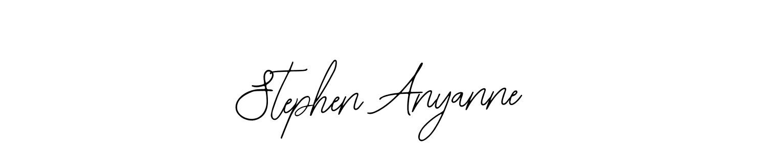 Stephen Anyanne stylish signature style. Best Handwritten Sign (Bearetta-2O07w) for my name. Handwritten Signature Collection Ideas for my name Stephen Anyanne. Stephen Anyanne signature style 12 images and pictures png