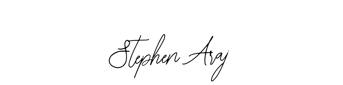 Check out images of Autograph of Stephen Araj name. Actor Stephen Araj Signature Style. Bearetta-2O07w is a professional sign style online. Stephen Araj signature style 12 images and pictures png