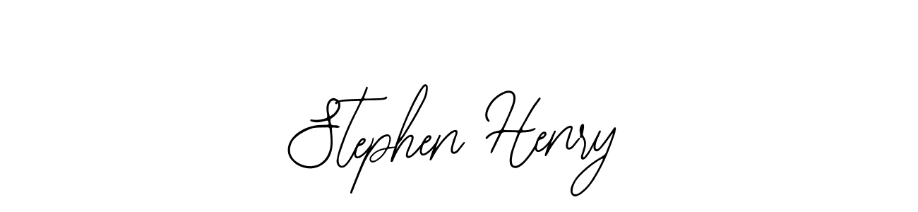 Stephen Henry stylish signature style. Best Handwritten Sign (Bearetta-2O07w) for my name. Handwritten Signature Collection Ideas for my name Stephen Henry. Stephen Henry signature style 12 images and pictures png