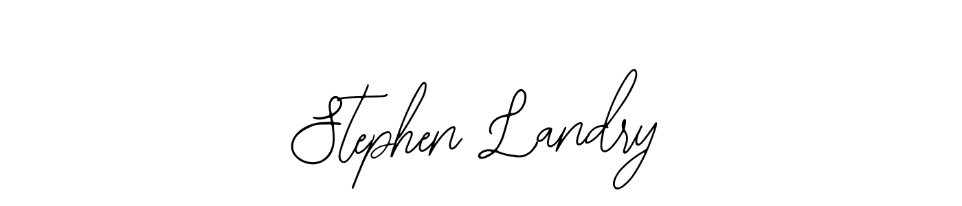 Bearetta-2O07w is a professional signature style that is perfect for those who want to add a touch of class to their signature. It is also a great choice for those who want to make their signature more unique. Get Stephen Landry name to fancy signature for free. Stephen Landry signature style 12 images and pictures png