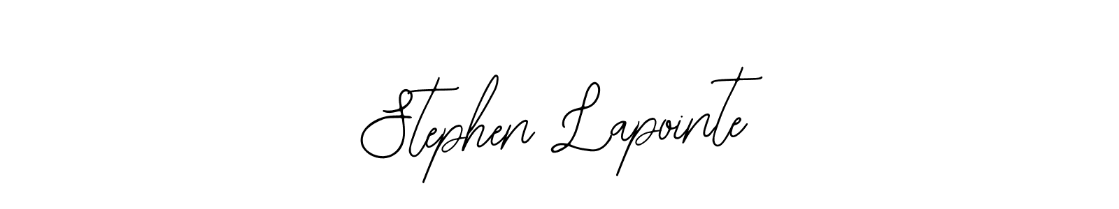 Also You can easily find your signature by using the search form. We will create Stephen Lapointe name handwritten signature images for you free of cost using Bearetta-2O07w sign style. Stephen Lapointe signature style 12 images and pictures png
