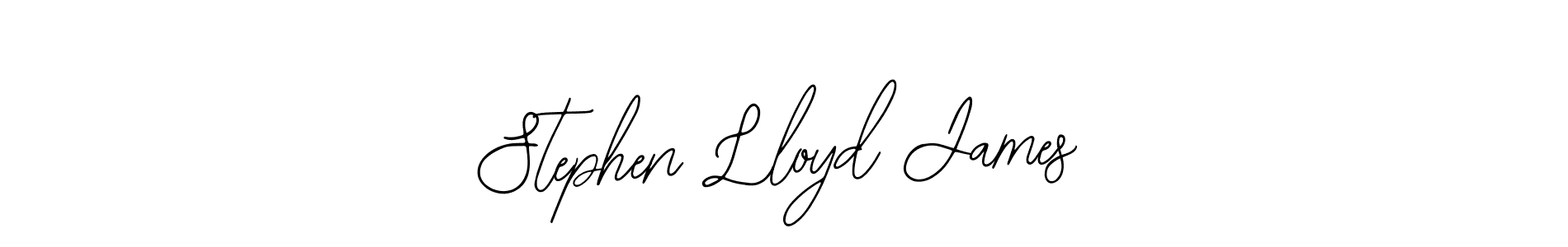 Use a signature maker to create a handwritten signature online. With this signature software, you can design (Bearetta-2O07w) your own signature for name Stephen Lloyd James. Stephen Lloyd James signature style 12 images and pictures png