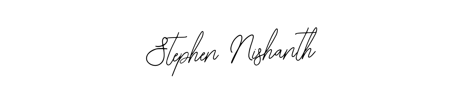 Also You can easily find your signature by using the search form. We will create Stephen Nishanth name handwritten signature images for you free of cost using Bearetta-2O07w sign style. Stephen Nishanth signature style 12 images and pictures png