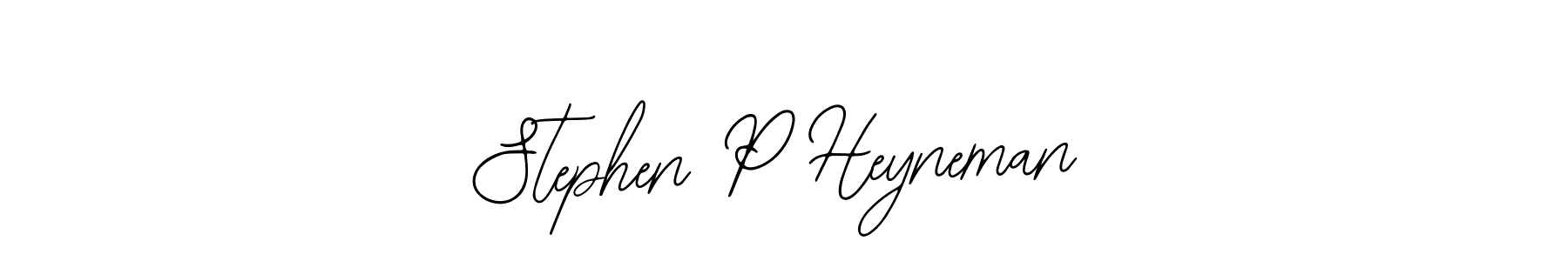 Stephen P Heyneman stylish signature style. Best Handwritten Sign (Bearetta-2O07w) for my name. Handwritten Signature Collection Ideas for my name Stephen P Heyneman. Stephen P Heyneman signature style 12 images and pictures png