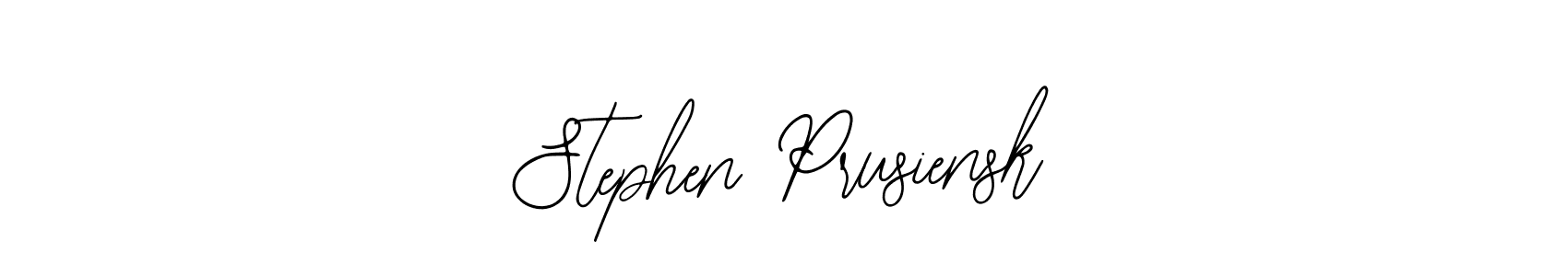 Stephen Prusiensk stylish signature style. Best Handwritten Sign (Bearetta-2O07w) for my name. Handwritten Signature Collection Ideas for my name Stephen Prusiensk. Stephen Prusiensk signature style 12 images and pictures png