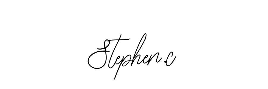 It looks lik you need a new signature style for name Stephen.c. Design unique handwritten (Bearetta-2O07w) signature with our free signature maker in just a few clicks. Stephen.c signature style 12 images and pictures png