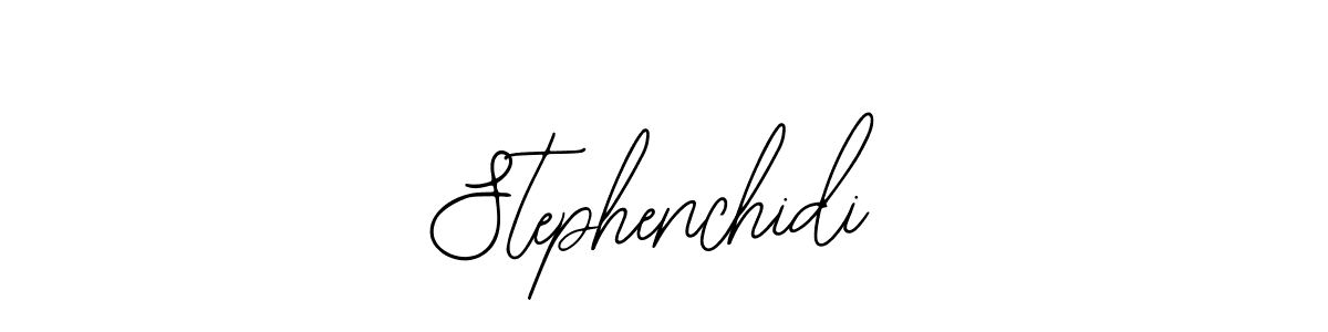 Design your own signature with our free online signature maker. With this signature software, you can create a handwritten (Bearetta-2O07w) signature for name Stephenchidi. Stephenchidi signature style 12 images and pictures png