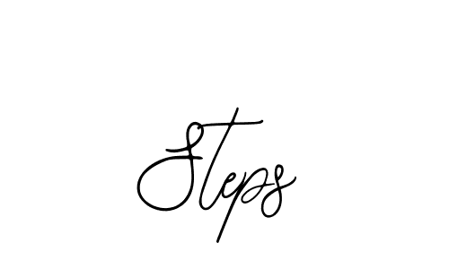 How to make Steps signature? Bearetta-2O07w is a professional autograph style. Create handwritten signature for Steps name. Steps signature style 12 images and pictures png