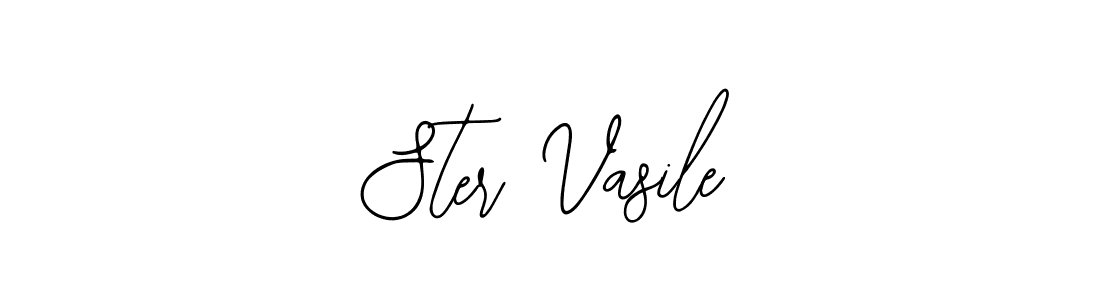The best way (Bearetta-2O07w) to make a short signature is to pick only two or three words in your name. The name Ster Vasile include a total of six letters. For converting this name. Ster Vasile signature style 12 images and pictures png