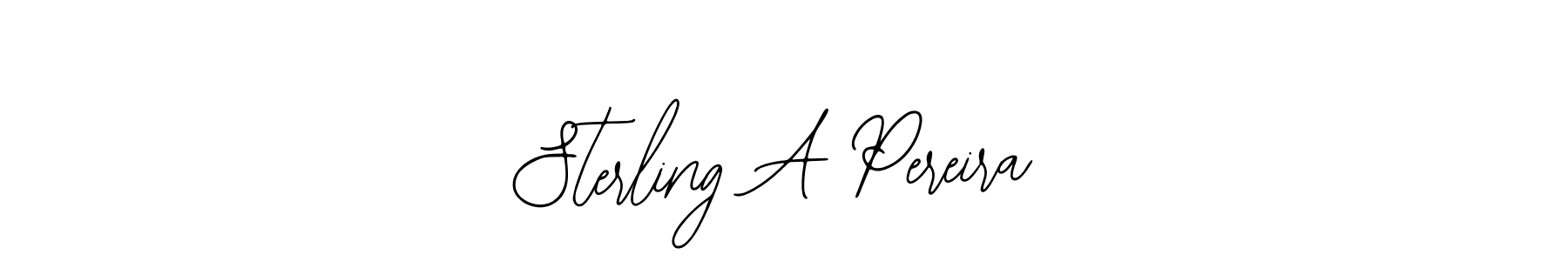 How to Draw Sterling A Pereira signature style? Bearetta-2O07w is a latest design signature styles for name Sterling A Pereira. Sterling A Pereira signature style 12 images and pictures png