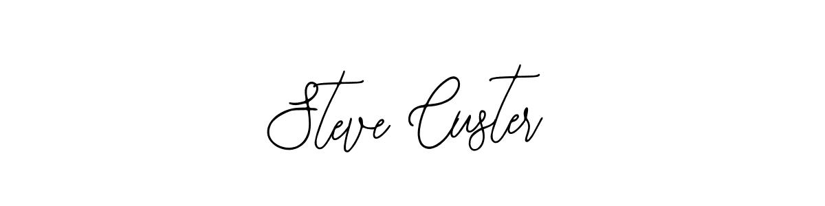You should practise on your own different ways (Bearetta-2O07w) to write your name (Steve Custer) in signature. don't let someone else do it for you. Steve Custer signature style 12 images and pictures png