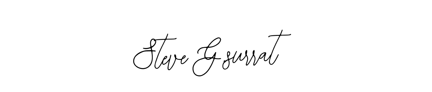Steve G.surrat stylish signature style. Best Handwritten Sign (Bearetta-2O07w) for my name. Handwritten Signature Collection Ideas for my name Steve G.surrat. Steve G.surrat signature style 12 images and pictures png