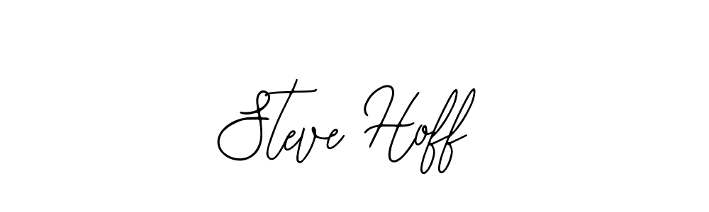 How to make Steve Hoff name signature. Use Bearetta-2O07w style for creating short signs online. This is the latest handwritten sign. Steve Hoff signature style 12 images and pictures png