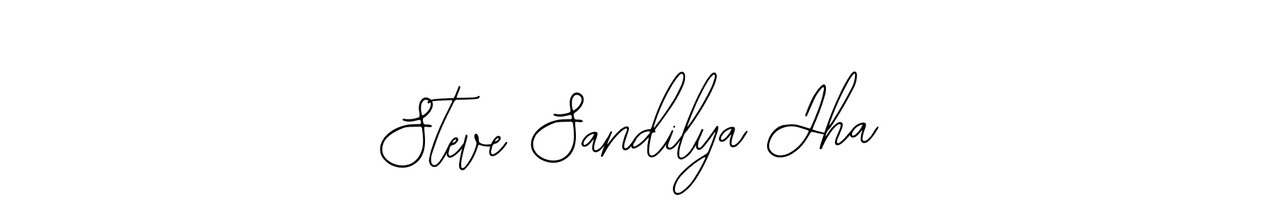 Also You can easily find your signature by using the search form. We will create Steve Sandilya Jha name handwritten signature images for you free of cost using Bearetta-2O07w sign style. Steve Sandilya Jha signature style 12 images and pictures png