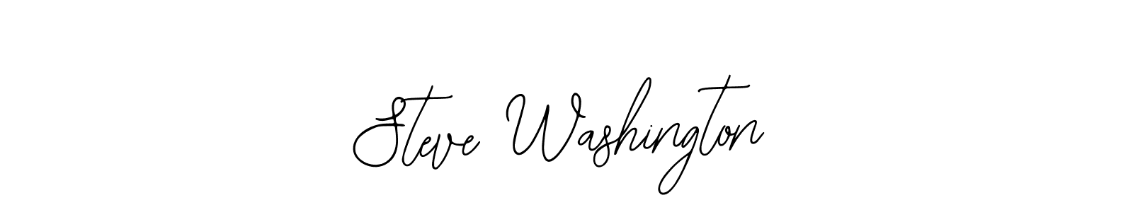 Design your own signature with our free online signature maker. With this signature software, you can create a handwritten (Bearetta-2O07w) signature for name Steve Washington. Steve Washington signature style 12 images and pictures png