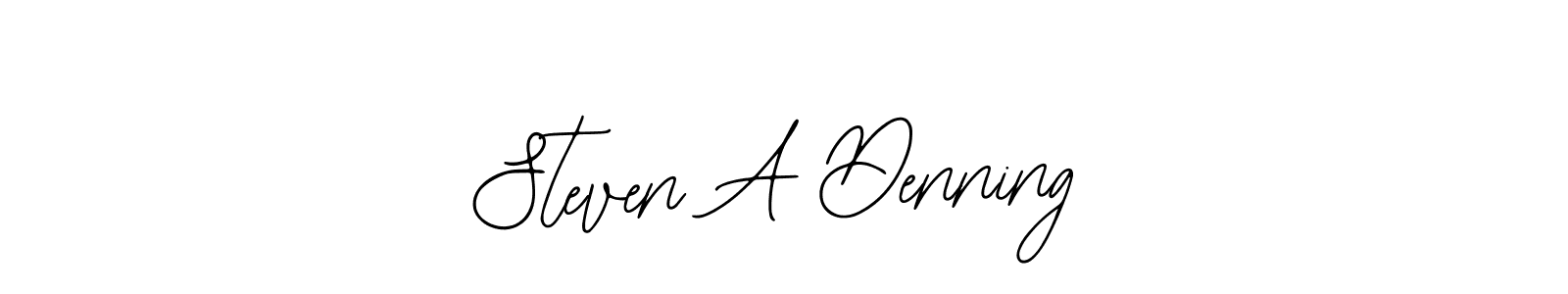 The best way (Bearetta-2O07w) to make a short signature is to pick only two or three words in your name. The name Steven A Denning include a total of six letters. For converting this name. Steven A Denning signature style 12 images and pictures png