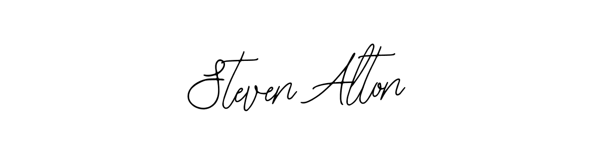 The best way (Bearetta-2O07w) to make a short signature is to pick only two or three words in your name. The name Steven Alton include a total of six letters. For converting this name. Steven Alton signature style 12 images and pictures png