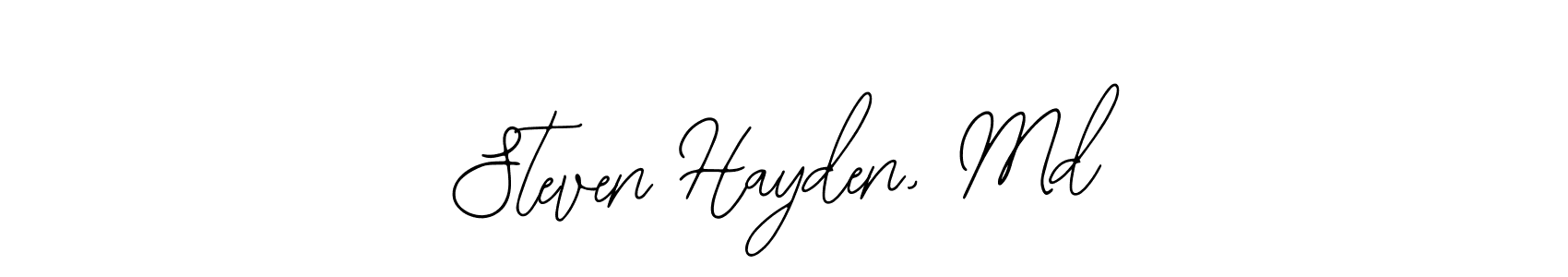 Similarly Bearetta-2O07w is the best handwritten signature design. Signature creator online .You can use it as an online autograph creator for name Steven Hayden, Md. Steven Hayden, Md signature style 12 images and pictures png